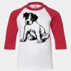 Youth Three Quarter Sleeve Baseball T-Shirt Thumbnail