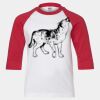 Youth Three Quarter Sleeve Baseball T-Shirt Thumbnail