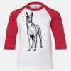 Youth Three Quarter Sleeve Baseball T-Shirt Thumbnail