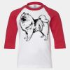 Youth Three Quarter Sleeve Baseball T-Shirt Thumbnail