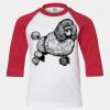 Youth Three Quarter Sleeve Baseball T-Shirt Thumbnail