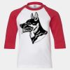 Youth Three Quarter Sleeve Baseball T-Shirt Thumbnail