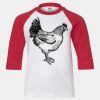 Youth Three Quarter Sleeve Baseball T-Shirt Thumbnail