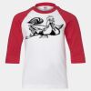Youth Three Quarter Sleeve Baseball T-Shirt Thumbnail