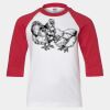 Youth Three Quarter Sleeve Baseball T-Shirt Thumbnail
