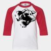 Youth Three Quarter Sleeve Baseball T-Shirt Thumbnail