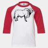 Youth Three Quarter Sleeve Baseball T-Shirt Thumbnail