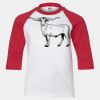 Youth Three Quarter Sleeve Baseball T-Shirt Thumbnail