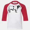 Youth Three Quarter Sleeve Baseball T-Shirt Thumbnail