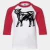 Youth Three Quarter Sleeve Baseball T-Shirt Thumbnail