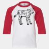 Youth Three Quarter Sleeve Baseball T-Shirt Thumbnail