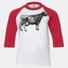 Youth Three Quarter Sleeve Baseball T-Shirt Thumbnail