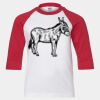 Youth Three Quarter Sleeve Baseball T-Shirt Thumbnail