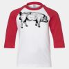 Youth Three Quarter Sleeve Baseball T-Shirt Thumbnail