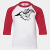 Youth Three Quarter Sleeve Baseball T-Shirt Thumbnail