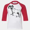 Youth Three Quarter Sleeve Baseball T-Shirt Thumbnail