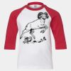 Youth Three Quarter Sleeve Baseball T-Shirt Thumbnail