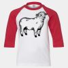 Youth Three Quarter Sleeve Baseball T-Shirt Thumbnail