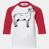 Youth Three Quarter Sleeve Baseball T-Shirt Thumbnail
