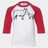Youth Three Quarter Sleeve Baseball T-Shirt Thumbnail