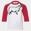Youth Three Quarter Sleeve Baseball T-Shirt Thumbnail