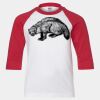 Youth Three Quarter Sleeve Baseball T-Shirt Thumbnail