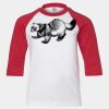 Youth Three Quarter Sleeve Baseball T-Shirt Thumbnail