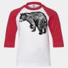 Youth Three Quarter Sleeve Baseball T-Shirt Thumbnail