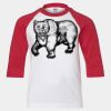 Youth Three Quarter Sleeve Baseball T-Shirt Thumbnail