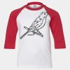 Youth Three Quarter Sleeve Baseball T-Shirt Thumbnail