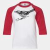 Youth Three Quarter Sleeve Baseball T-Shirt Thumbnail
