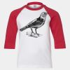 Youth Three Quarter Sleeve Baseball T-Shirt Thumbnail