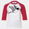 Youth Three Quarter Sleeve Baseball T-Shirt Thumbnail