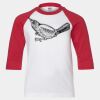 Youth Three Quarter Sleeve Baseball T-Shirt Thumbnail