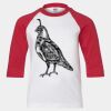Youth Three Quarter Sleeve Baseball T-Shirt Thumbnail