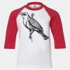 Youth Three Quarter Sleeve Baseball T-Shirt Thumbnail