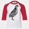 Youth Three Quarter Sleeve Baseball T-Shirt Thumbnail