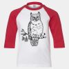 Youth Three Quarter Sleeve Baseball T-Shirt Thumbnail