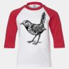 Youth Three Quarter Sleeve Baseball T-Shirt Thumbnail