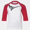 Youth Three Quarter Sleeve Baseball T-Shirt Thumbnail