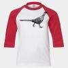 Youth Three Quarter Sleeve Baseball T-Shirt Thumbnail