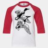 Youth Three Quarter Sleeve Baseball T-Shirt Thumbnail
