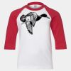 Youth Three Quarter Sleeve Baseball T-Shirt Thumbnail