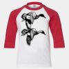 Youth Three Quarter Sleeve Baseball T-Shirt Thumbnail