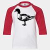 Youth Three Quarter Sleeve Baseball T-Shirt Thumbnail