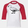 Youth Three Quarter Sleeve Baseball T-Shirt Thumbnail