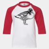 Youth Three Quarter Sleeve Baseball T-Shirt Thumbnail