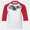 Youth Three Quarter Sleeve Baseball T-Shirt Thumbnail