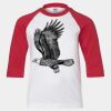 Youth Three Quarter Sleeve Baseball T-Shirt Thumbnail
