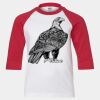 Youth Three Quarter Sleeve Baseball T-Shirt Thumbnail